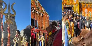 Blessed Nushrratt shares glimpses from maiden Kerdarnath, Badrinath darshan
