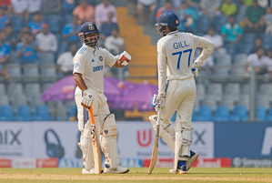 3rd Test: Jadeja, Ashwin strike after Gill, Pant fifties as India take upper hand against NZ (Ld)