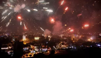 Air & noise pollution spike in Lucknow on Diwali night