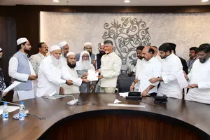 Naidu under pressure from TDPs Muslim leaders to oppose Waqf Bill
