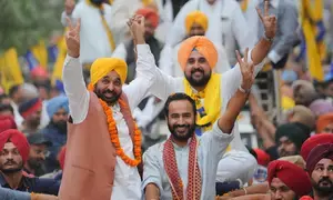 Punjab bypolls: CM Mann attacks BJP, Cong