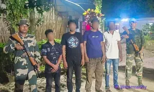 12 more Bangladeshi nationals apprehended in border areas of Meghalaya & Tripura