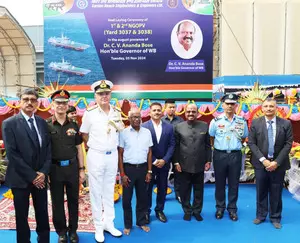 ‘Nation is proud of you’: West Bengal Guv to GRSE on laying keels of two NGOPVS