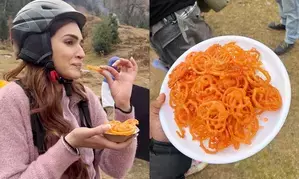 Kriti Sanon is relishing the ‘best Jalebi in best weather’