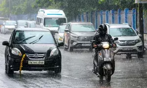 Heavy rans predicted in coastal TN districts till Nov 8