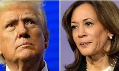 Trump ahead with 95 electoral votes, Harris at 35