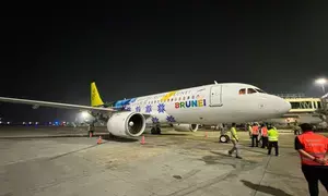 Brunei welcomes first direct flight from Chennai