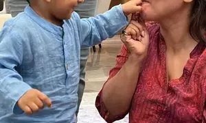 Kajol embraces her inner child