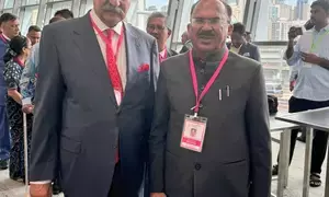 Rajasthan Speaker meets Pakistan’s Sindh Assembly Speaker in Sydney