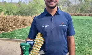 Golf: Warring shoots 11-under to take 4-shot lead in Abu Dhabi; Sharma at 66th