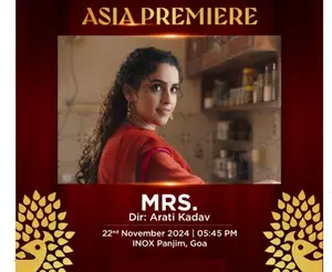 Sanya Malhotra-starrer ‘Mrs.’ to have its Asia premiere at IFFI Goa Sanya Malhotra-starrer ‘Mrs.’ to have its Asia premiere at IFFI Goa