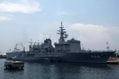 Crew missing after MSDF minesweeper suffers engine room fire in Japan