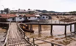 Brunei water village clean-up collects 1,300 kg of waste