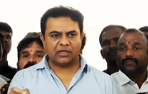 Revanth Reddy snatching farmers lands for son-in-laws firm: KTR