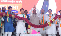 BJP trying to break up country through inciting slogans: Mallikarjun Kharge