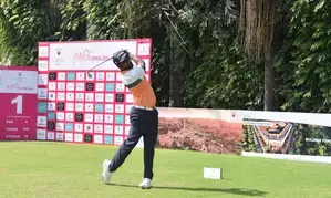 Jaipur Open 2024 golf: Arjun Prasad takes lead with sizzling 8-under 62 in first round