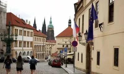 Huge clothing pile in Prague spotlights textile waste