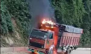 Manipur: Militants set fire to trucks carrying essentials