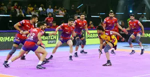 PKL Season 11: Bhavani Rajput, Bharat Hooda help UP Yoddhas register first win in five matches PKL Season 11: Bhavani Rajput, Bharat Hooda help UP Yoddhas register first win in five matches