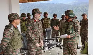 Top Army officer reviews emerging security situation and operational preparedness in Manipur