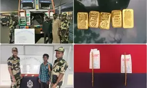 Bengal: BSF seizes over 1 kg gold in two separate incidents