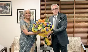 Omar Abdullah meets FM Sitharaman, seeks additional Central assistance