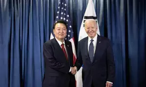 Yoon, Biden hold farewell summit in Peru