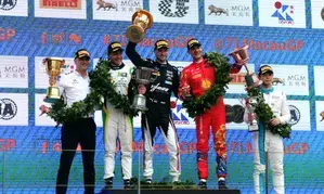 Mercedes Maro Engle wins thrilling FIA GT World Cup in Macao