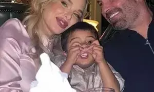 Helen Flanagans boyfriend Robbie bonds with her kids in birthday pictures