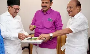 Ex-BJP leader Sandeep Varier meets Muslim League supremo in Kerala