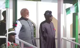 PM Modi receives ceremonial welcome in Abuja, begins bilateral talks with Nigerian President Tinubu