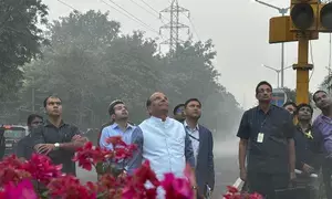 Delhi L-G launches DDAs anti-smog misting drive in Dwarka