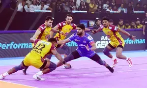 PKL Season 11: Telugu Titans humble table-toppers Haryana Steelers by 22 points