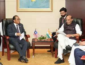 ASEAN summit: Rajnath Singh meets Malaysian and Lao PDR counterparts