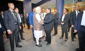 PM Modi meets Caribbean leaders in Guyana, underscores deep ties that  bind region with India