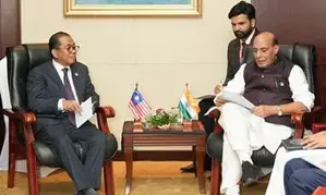 ASEAN summit: Rajnath Singh meets Malaysian and Lao PDR counterparts