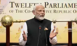 ‘Democracy first, humanity first’: PM Modi in Guyanas parliament on two countries similarities