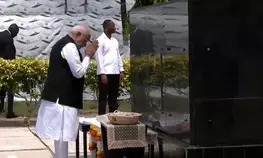 PM Modi visits Indian Arrival Monument in Guyana