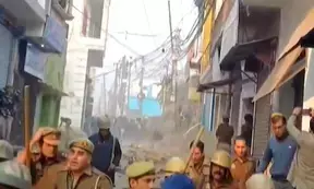 Three killed in violence over mosque survey in UP’s Sambhal