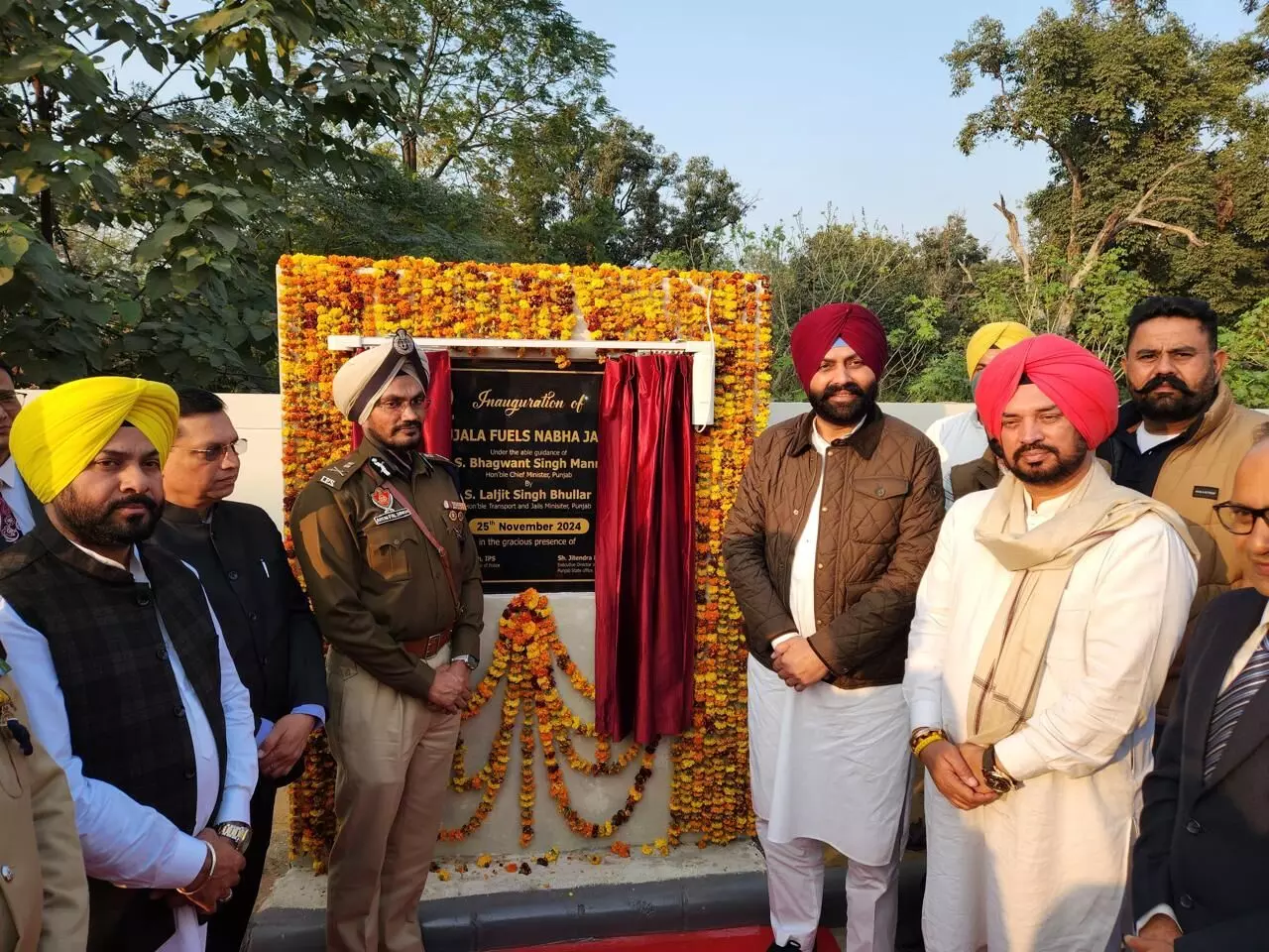 Jail Minister Laljit Singh Bhullar inaugurates petrol pumps at Nabha and Fazilka Jails Jail Minister Laljit Singh Bhullar inaugurates petrol pumps at Nabha and Fazilka Jails