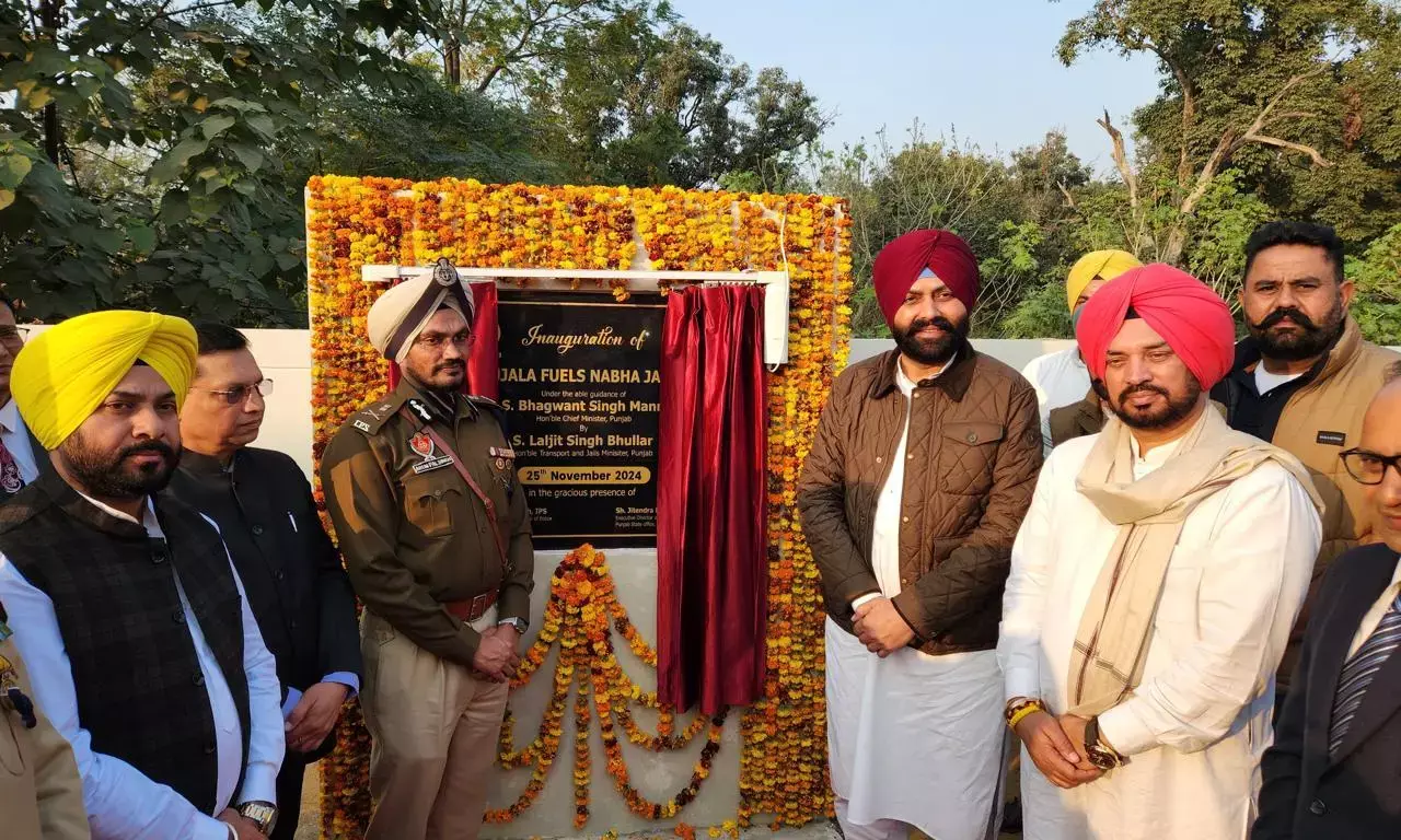 Jail Minister Laljit Singh Bhullar inaugurates petrol pumps at Nabha and Fazilka Jails
