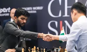World Chess Championship: Gukesh strikes back to beat Ding Liren in third game; ties scores (Ld)