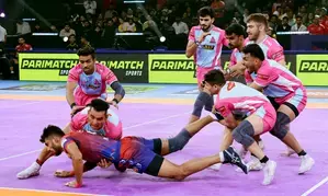 PKL Season 11: Clinical UP Yoddhas show nerves of steel for close win over Jaipur Pink Panthers