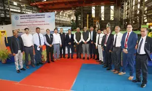 GRSE cuts steel for advanced Ocean Research Vessel for NCPOR