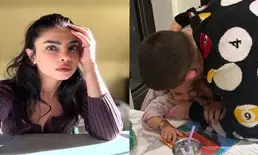 Priyanka Chopra captures heartwarming moment of Nick and daughter  Malti on Thanksgiving