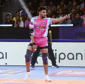 PKL Season 11: Arjun Deshwal reaches 1000 raid point milestone in Jaipur Pink Panthers’ win vs Telugu Titans
