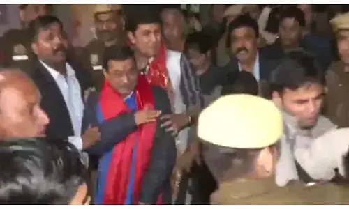 Major Security Lapse for Arvind Kejriwal as Man Throws Liquid at Close Range