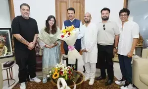 Ektaa R Kapoor meets Devendra Fadnavis, congratulates him for  historic win in Maharashtra Elections
