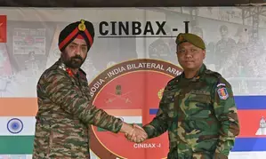 Indian, Cambodian troops take part in joint exercise