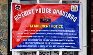 J&K Police attaches property worth Rs 5 crore in Anantnag district